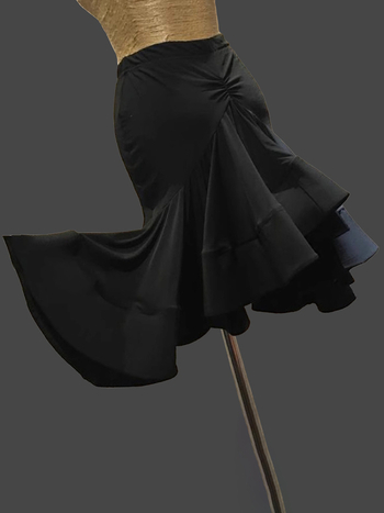 Latino plesni kostim za odrasle žene, suknja s ribljim kostima, poliester smjesa 90%, moderno plesno odijelo za izvedbe