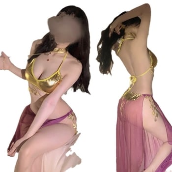 Cosplay színpadi jelmez Belly Dance, hálós anyagú modell, poliészter 90–95%