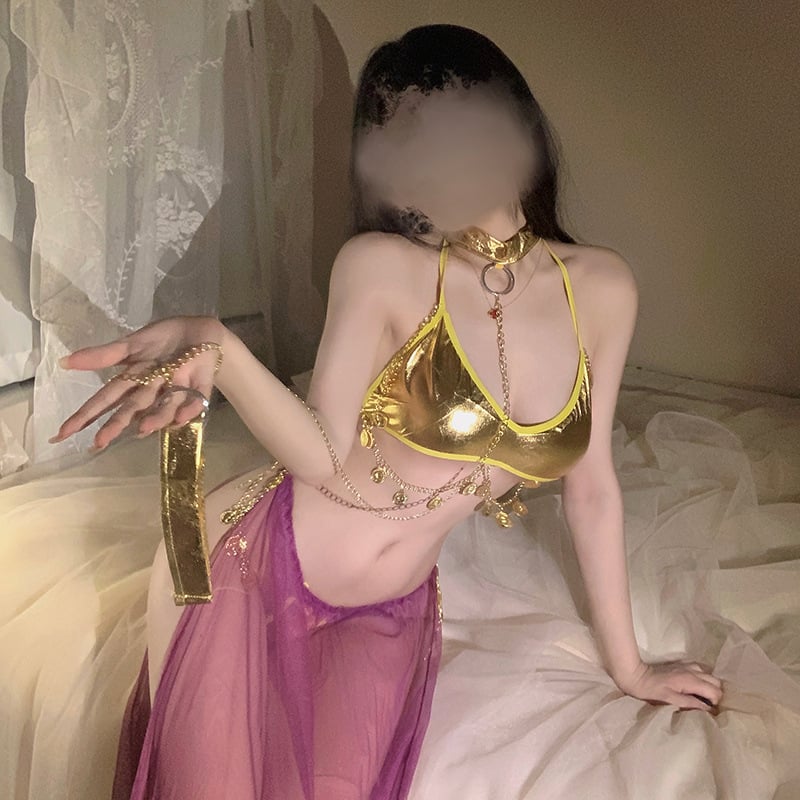 Cosplay színpadi jelmez Belly Dance, hálós anyagú modell, poliészter 90–95%