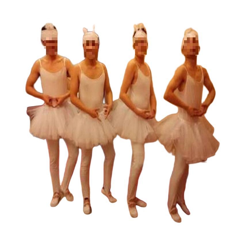 Férfi balett-előadásra szóló kosztüm - Swan Lake szoknya, uniszex, akril szál, főanyag 95%+ összetétel