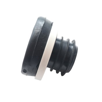 ürítő-lefolyó íves csatlakozó, műanyag szerelvény, falra vagy padlóra szerelhető, Day márka, modern minimalista stílus