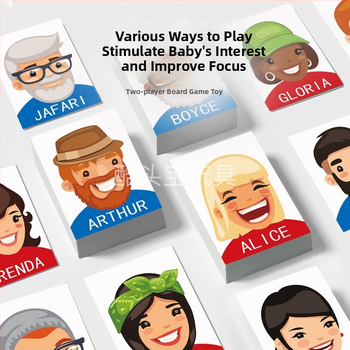 Gyerekeknek szóló kártyás társasjáték, két játékos számára, műanyag elemek, 4–6 éveseknek, fejleszti a kéz-szemt koordinációját, érzékelést és a szülő–gyermek interakciót