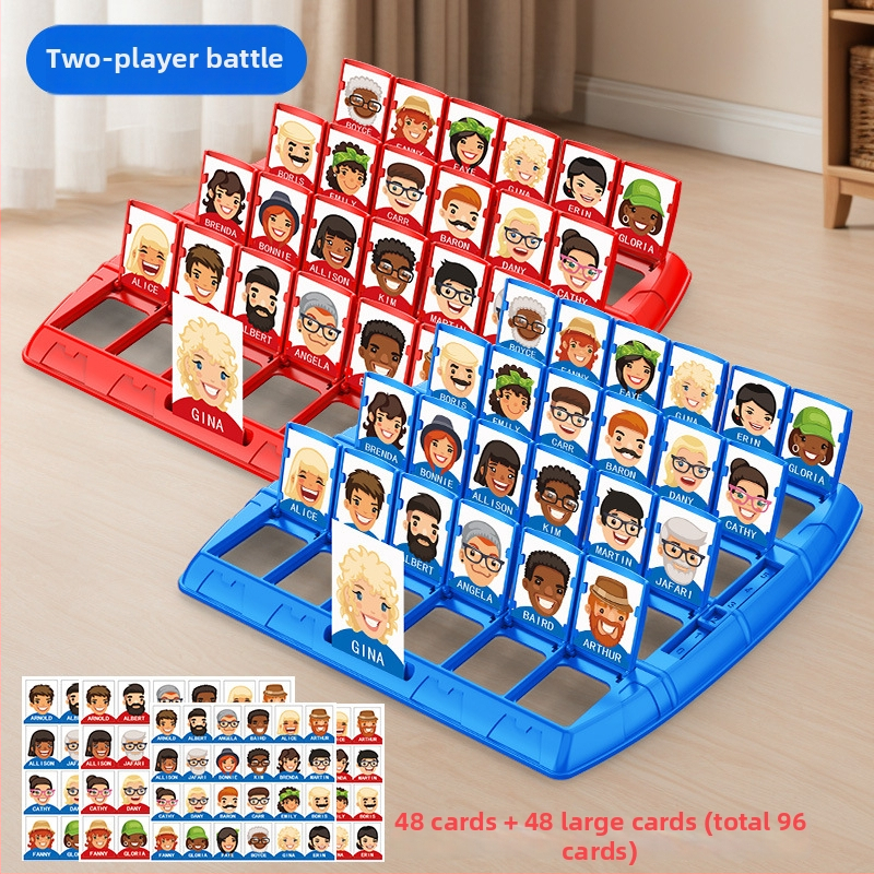 Gyerekeknek szóló kártyás társasjáték, két játékos számára, műanyag elemek, 4–6 éveseknek, fejleszti a kéz-szemt koordinációját, érzékelést és a szülő–gyermek interakciót