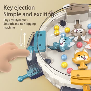 Gyerekeknek szóló társasjáték – szülő-gyermek interakció, két játékos harc, műanyag kivitel, 4–6 éveseknek