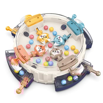 Gyerekeknek szóló társasjáték – szülő-gyermek interakció, két játékos harc, műanyag kivitel, 4–6 éveseknek