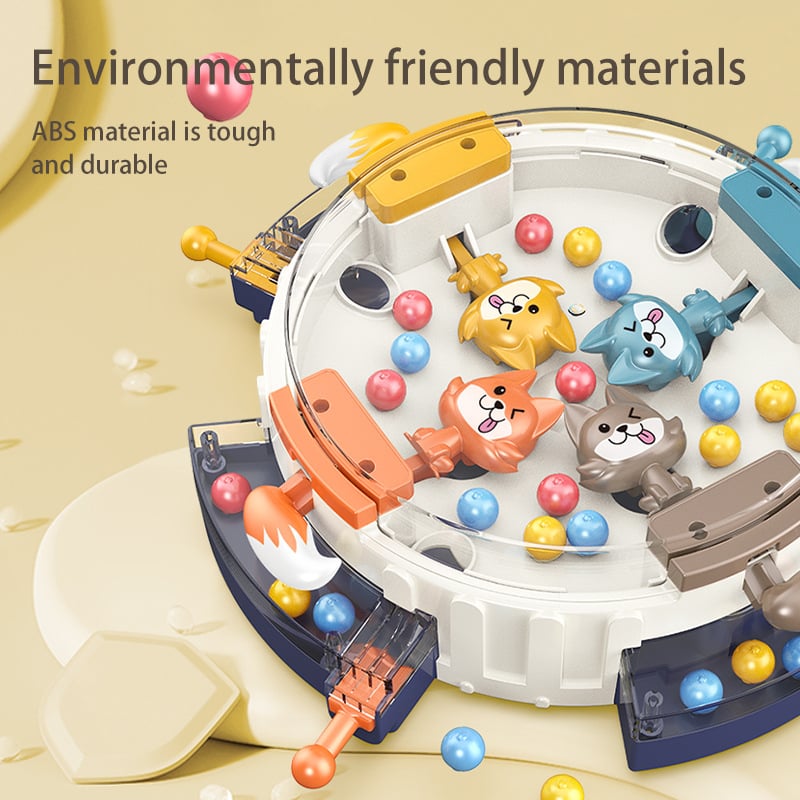 Gyerekeknek szóló társasjáték – szülő-gyermek interakció, két játékos harc, műanyag kivitel, 4–6 éveseknek