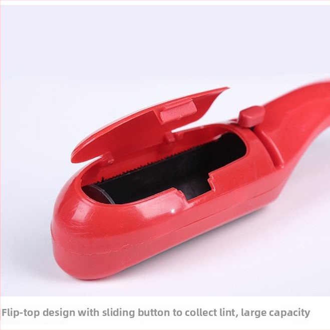 Delfin alakú elektrosztatikus ruhatisztító kefé ruhákhoz (Műanyag • 2023 • Modern egyszerű stílus • Ragadós görgő és szőr eltávolítás)