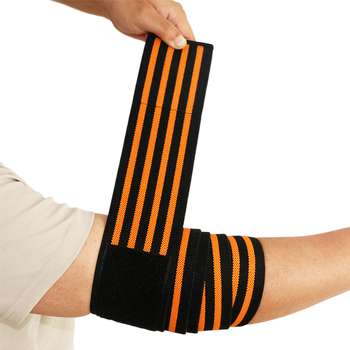 YCNOZ ελαστικός επίδεσμος αγκώνα συμπίεσης, πολυεστερικό ινώδες ύφασμα, μοντέλο 65789, για γυμναστήριο και άρση βαρών