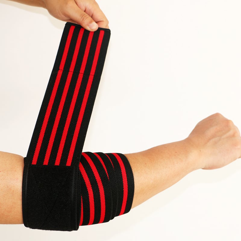 YCNOZ ελαστικός επίδεσμος αγκώνα συμπίεσης, πολυεστερικό ινώδες ύφασμα, μοντέλο 65789, για γυμναστήριο και άρση βαρών