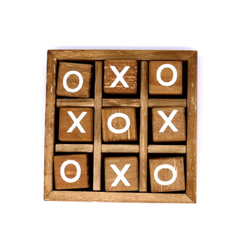 Fa XO sakk és tic-tac-toe két játékos számára – családi társasjáték