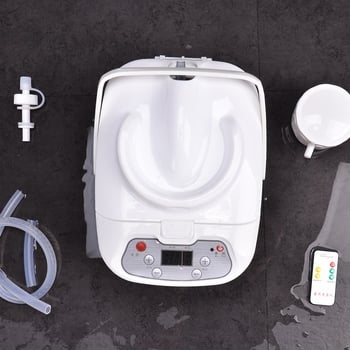 Gőzölő doboz szaunához – műanyag, márka Wooden wind, modern minimál stílus, elektronikus vezérlés