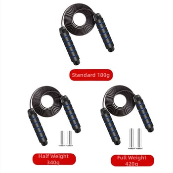 Súlyozott ugrókötél acélszálas maggal, PVC kábellel és habos markolattal, specifikáció 0.25