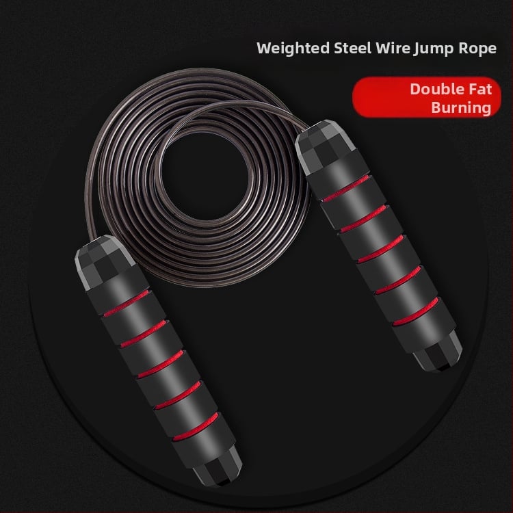 Súlyozott ugrókötél acélszálas maggal, PVC kábellel és habos markolattal, specifikáció 0.25