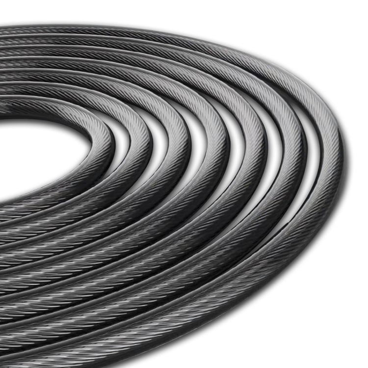 Súlyozott ugrókötél acélszálas maggal, PVC kábellel és habos markolattal, specifikáció 0.25