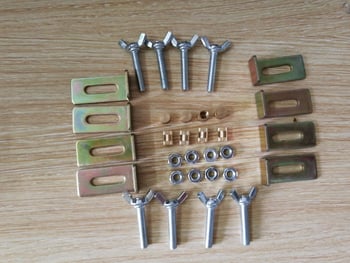 Alsó mosdó alatti csavarok, cinkötvözet, közvetlen szerelés, mosdó rögzítő alkatrész, modern minimalist stílus