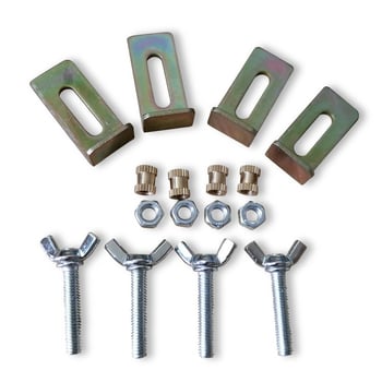 Alsó mosdó alatti csavarok, cinkötvözet, közvetlen szerelés, mosdó rögzítő alkatrész, modern minimalist stílus