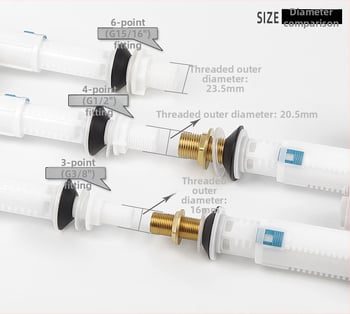 WC beömlő szelep, ABS anyag, víztartály csatlakozói, márka Aojie Le, kézi telepítés, injekciós formázás