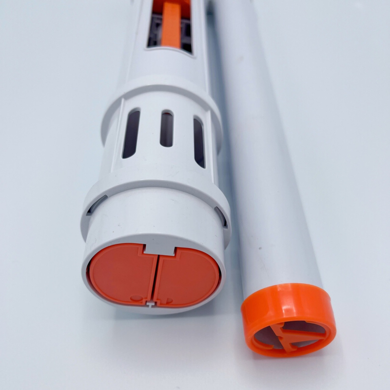 Squat WC leeresztő szelep — ABS anyagból, falra szerelt, a víztartályban beépítve, modern egyszerű stílus, Beautiful Peak márka