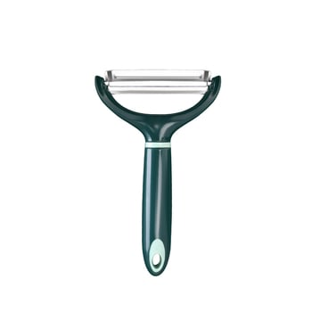 Többfunkciós hámozó-szeletelő konyhai eszköz rozsdamentes acél pengével és PP nyéllel