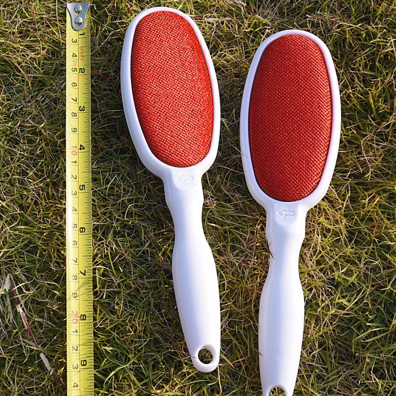 Műanyag ruhaszösz-eltávolító kefe elektrosztatikus hatással, száraz tisztítás, kétoldalas kivitel; márka Strong; licencelhető magáncímke: Igen