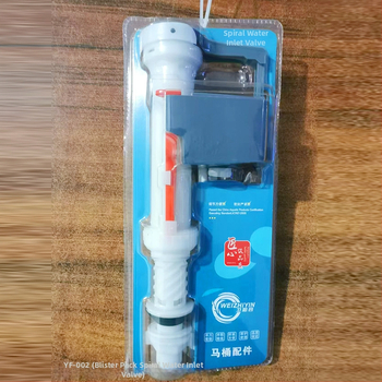 WC vízbevezető szelep, műanyag test, egyedi megrendelésre, spirális szelep 110