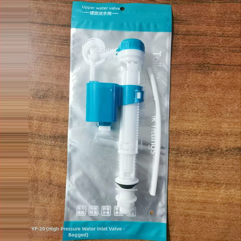 WC vízbevezető szelep, műanyag test, egyedi megrendelésre, spirális szelep 110