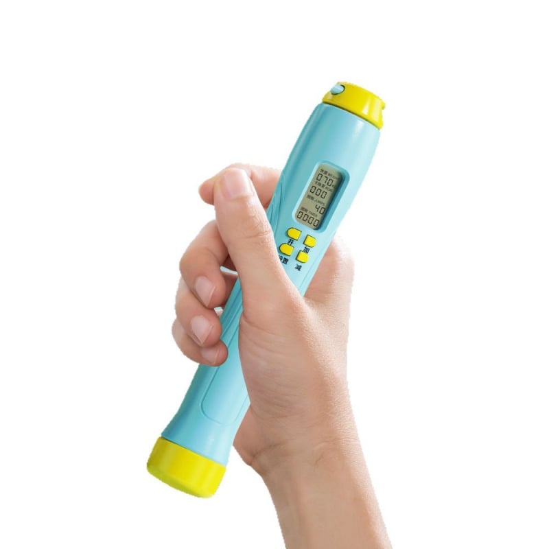 Bosskay vezeték nélküli intelligens ugrókötél – állítható, számoló funkcióval, kettős használat diákok és felnőttek számára; ABS anyag, 2.8 specifikáció, fitnesz és sport