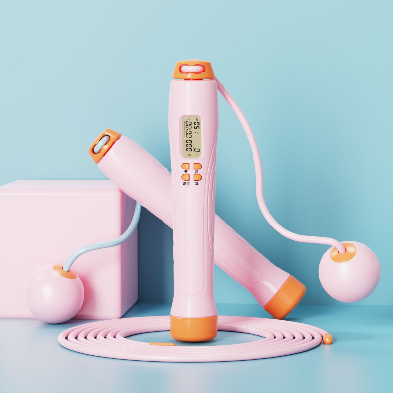 Bosskay vezeték nélküli intelligens ugrókötél – állítható, számoló funkcióval, kettős használat diákok és felnőttek számára; ABS anyag, 2.8 specifikáció, fitnesz és sport