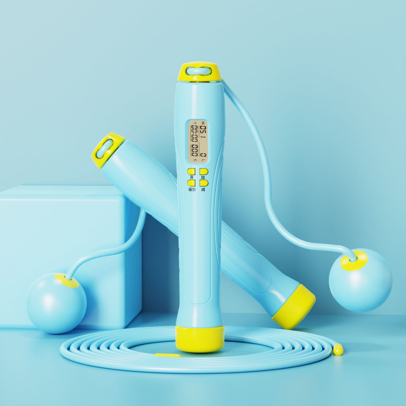 Bosskay vezeték nélküli intelligens ugrókötél – állítható, számoló funkcióval, kettős használat diákok és felnőttek számára; ABS anyag, 2.8 specifikáció, fitnesz és sport