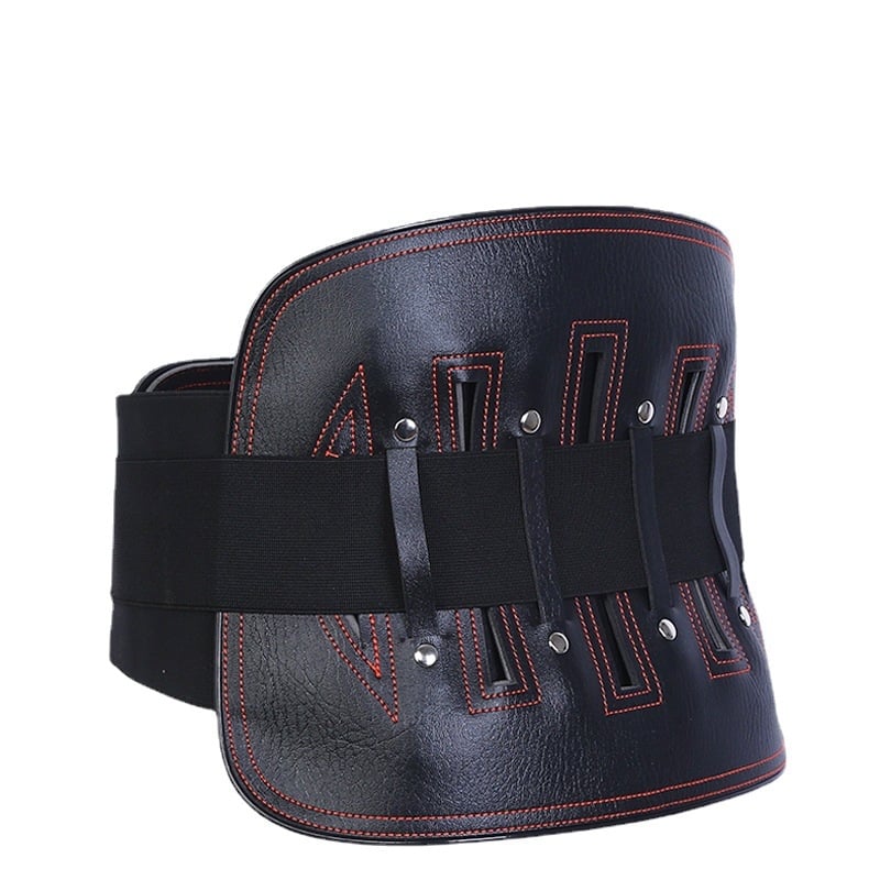 Bőr deréköv önmelegítő és légáteresztő lumbális támasz felnőtteknek porckorongsérv esetén