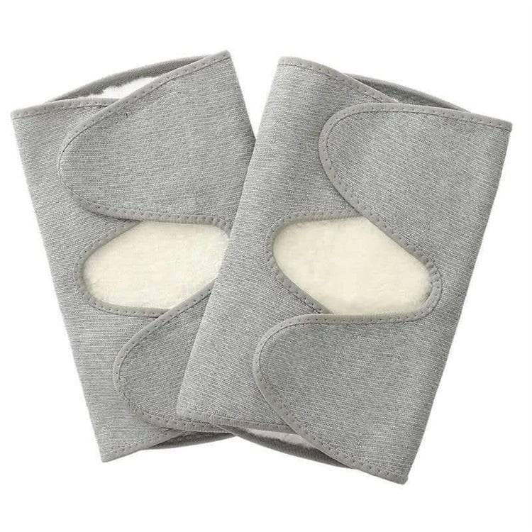 Uniszex gyapjú térdvédők juhbőr csattal, térdvédő hegymászáshoz; alkalmas futásra és kerékpározásra