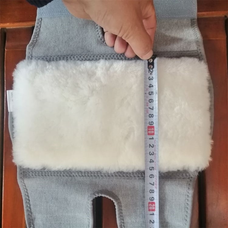 Uniszex gyapjú térdvédők juhbőr csattal, térdvédő hegymászáshoz; alkalmas futásra és kerékpározásra