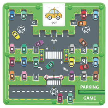 Mágneses rajztábla gyerekeknek – számolás és aritmetika, ABS, 4–6 éveseknek