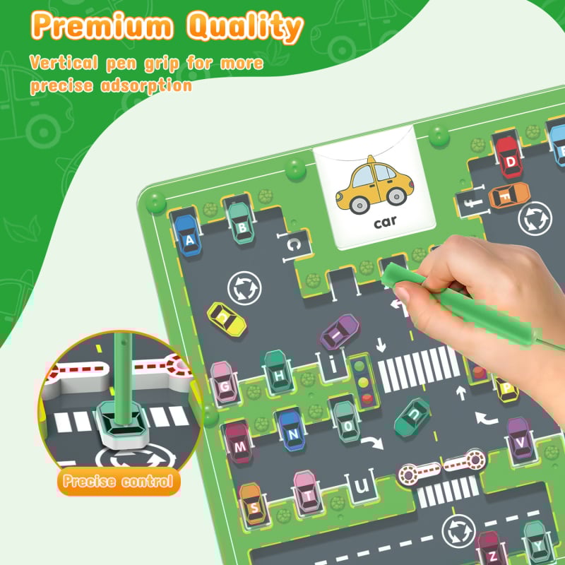 Mágneses rajztábla gyerekeknek – számolás és aritmetika, ABS, 4–6 éveseknek