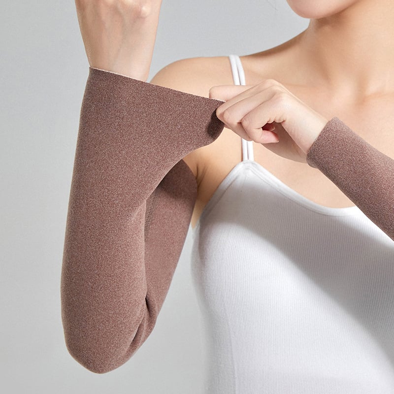 Könyökvédő hosszú szár – Derong anyag, hosszított dizájn, termikusan meleg – Jiaman márka, felnőtteknek, alkalmas jóga, futás, kerékpározás, hegymászás és tánc