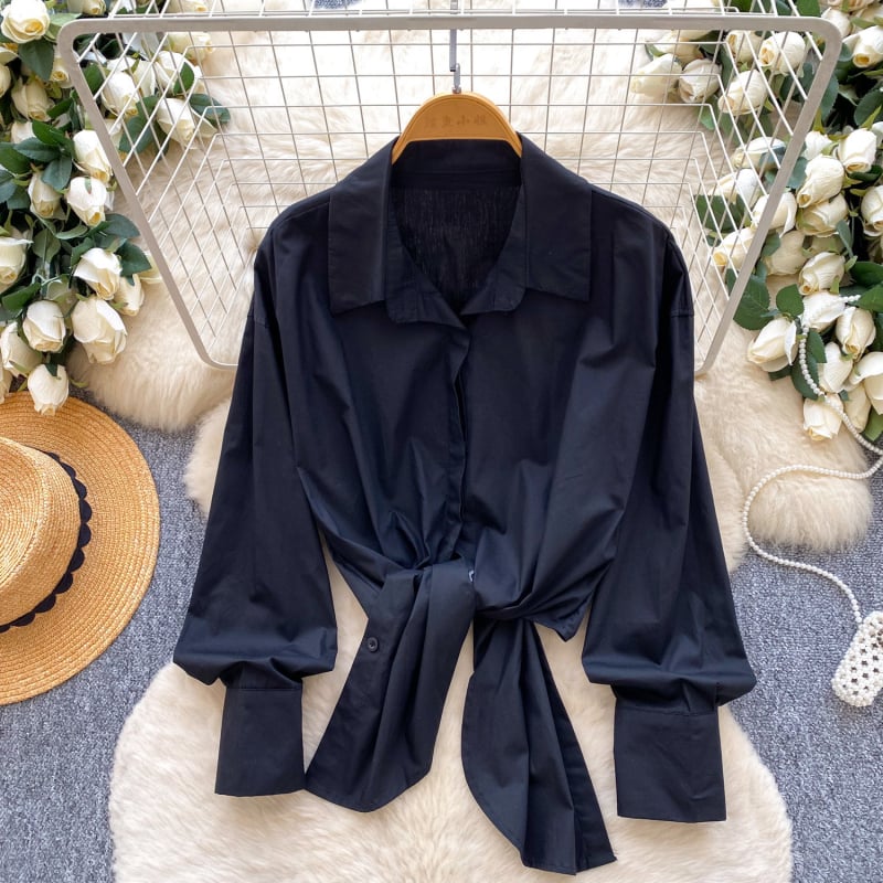 Pamutkeverék anyagú ing, polo gallérral, rövid ujjú, normál szabás