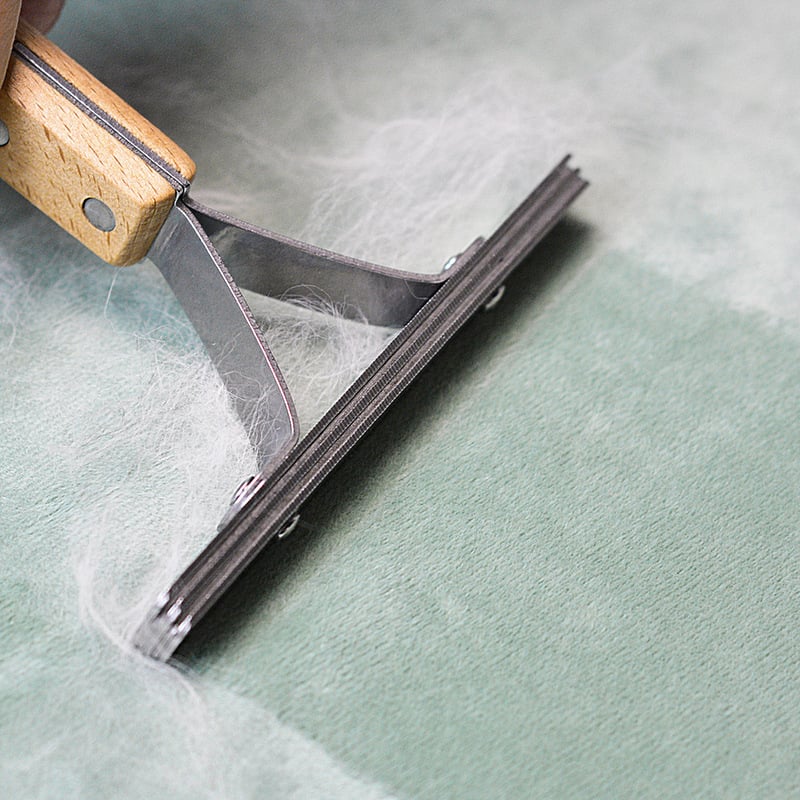 Rozsdamentes acél háziállat szőrhullás-eltávolító eszköz macskáknak és kutyáknak