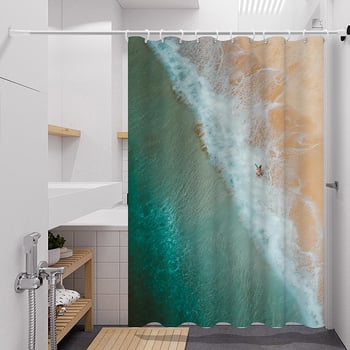 Zuhanyfüggöny 90g Chunya Spinning, modern és egyszerű stílus, minta: karakterek, logónyomtatás: elérhető, Márka: Viansha