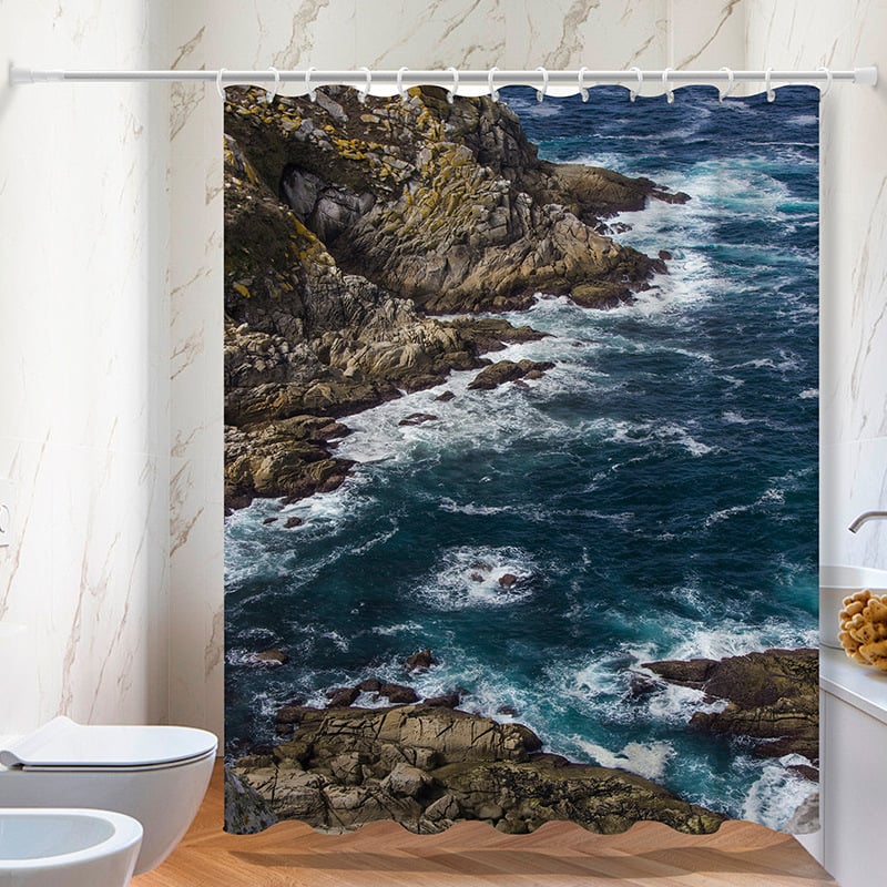 Zuhanyfüggöny 90g Chunya Spinning, modern és egyszerű stílus, minta: karakterek, logónyomtatás: elérhető, Márka: Viansha