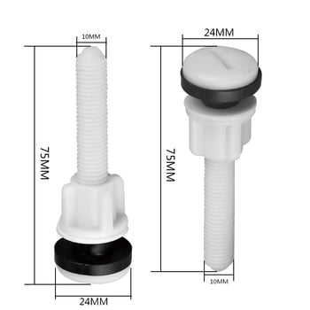 WC tartály lefolyó szelepi csavarok — PP anyag, Sauverda márka, OEM logó, tartály kiegészítők