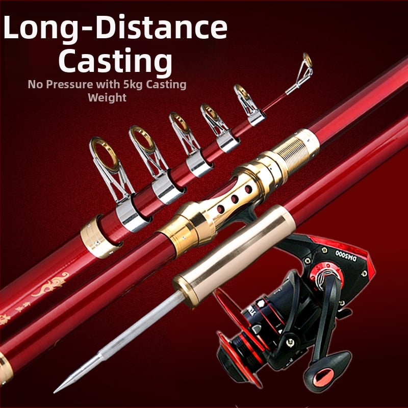 Anova tengeri horgászbot készlet – szénszálas, rendkívül kemény, hosszú dobás, teljes készlet