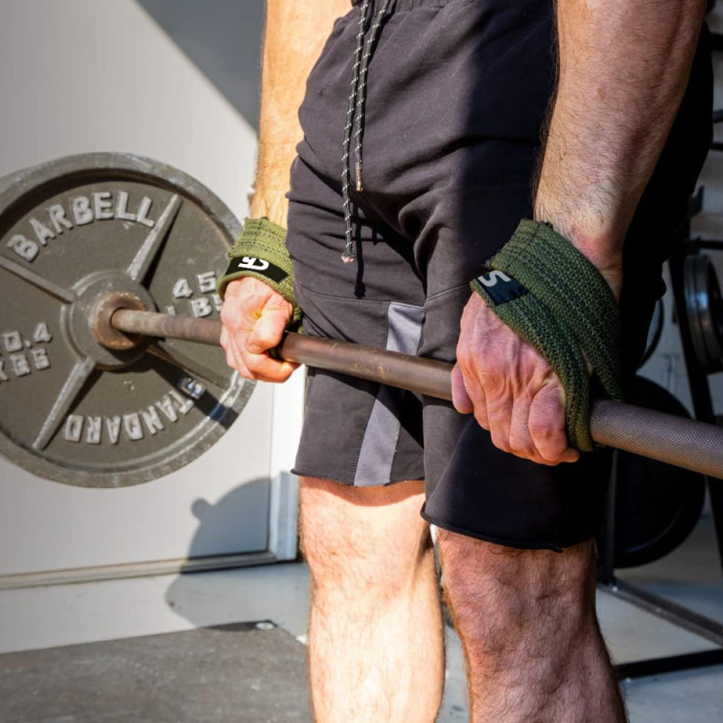 YUESHUN csuklópánt báremeléshez – poliészter rost alapanyag, csukló védelem, csúszásmentes, megerősített edzéscsuklópánt, fogási erő