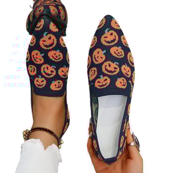 Női cipő, hegyes orrú, hálós felső, lapos talp, alacsony sarok 1–3 cm, légáteresztő PU belső talp, gumírozott talp