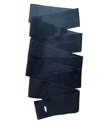 Deréktáji edzőöv, poliészter rostokból, felnőtteknek, bodybuildinghoz, 50 darabos csomag, deréktáji védelem