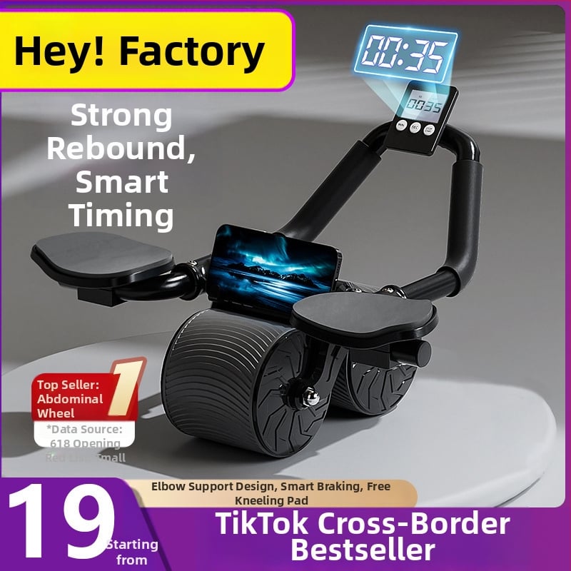 Top hasizom görgő könyök-támaszos kialakítással és automatikus visszapattanással – 1,5 kg, otthoni használatra edzőfelszerelés