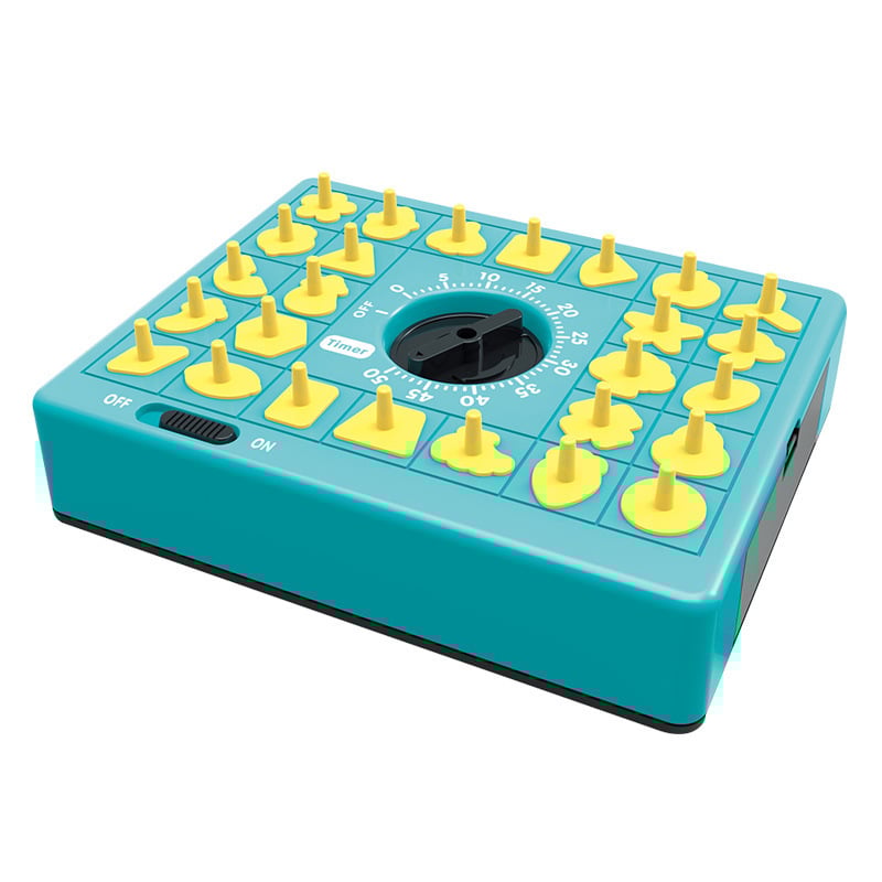 Családi oktató társasjáték időalapú puzzle-illesztés, műanyag elemek, 14+ éveseknek, elősegíti a szülő-gyermek interakciót és a koncentrációt