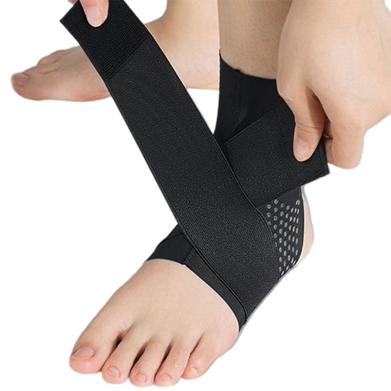 Sport bokasortézis légáteresztő elasztikus kompresszióval, spandex anyagú, felnőtteknek, kosárlabdához