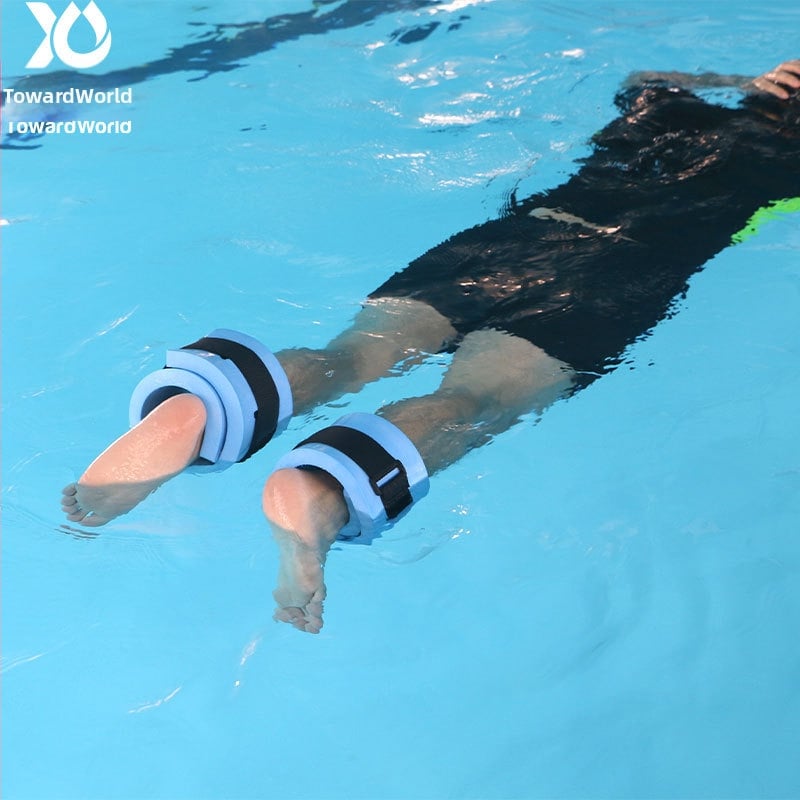 Rehabilitációs úszóöv feszítő úszóval és lábszíjjal, EVA anyagból, vízi rehabilitációhoz és úszóedzésekhez