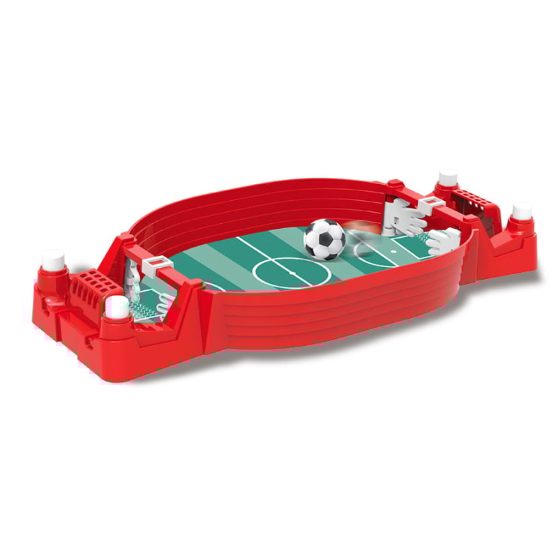 Gyerekeknek asztali foci-aréna - kétfős párharc, interaktív szülő-gyermek játék, műanyag kivitel, 4–14 éveseknek