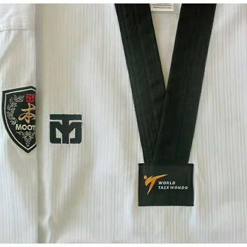 Taekwondo edzőruha BASIC4 – MOOTO anyag, WOOSUNG márka, uniszex, felnőttek számára